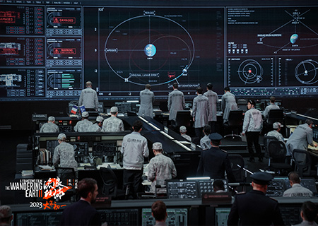 kaiyun开云LED显示屏在电影《流浪地球2》中大放异彩