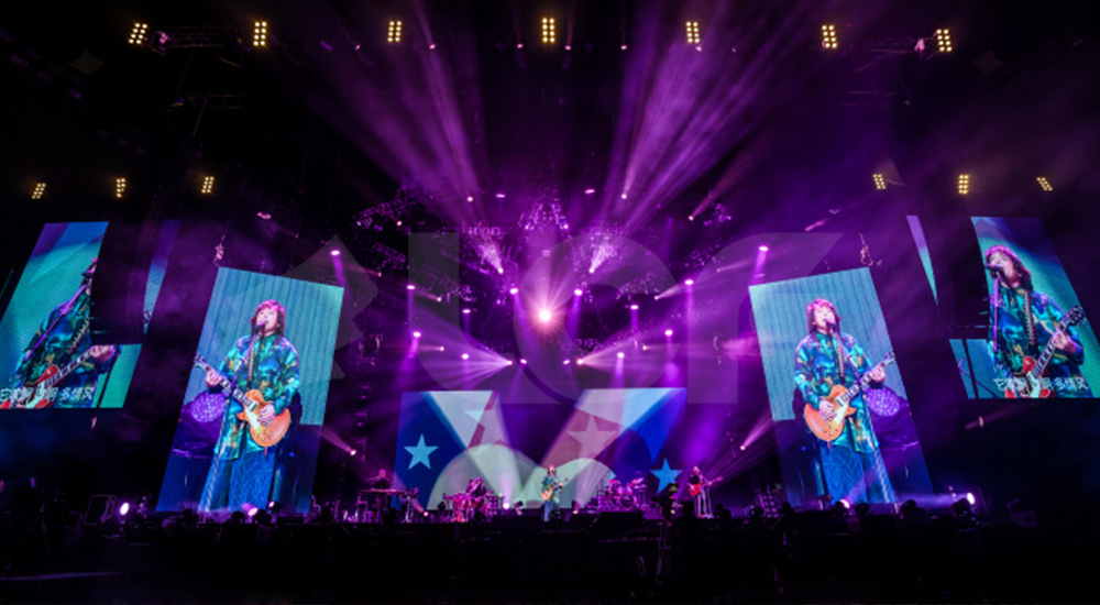 伍佰重庆演唱会LED显示屏 伍佰重庆演唱会LED显示屏